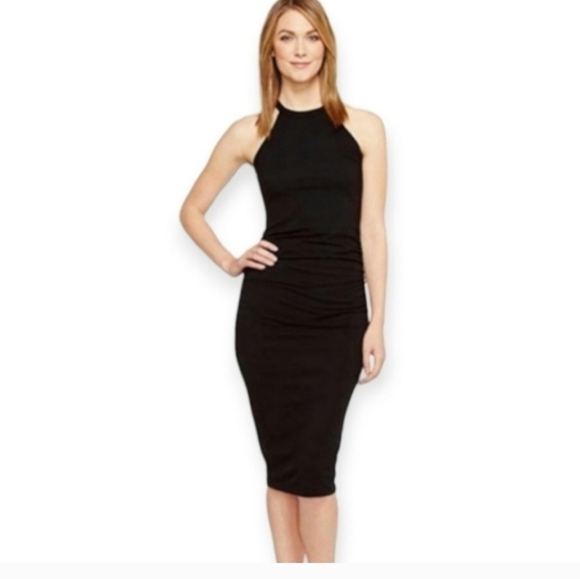 Michael Stars Dresses & Skirts - Michael Stars Rouched Cotton Midi Dress